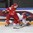 PARIS, FRANCE - MAY 6: Belarus's Yegor Sharangovich #17 bodychecks Czech Republic's Robin Hanzl #78 during preliminary round action at the 2017 IIHF Ice Hockey World Championship. (Photo by Matt Zambonin/HHOF-IIHF Images)